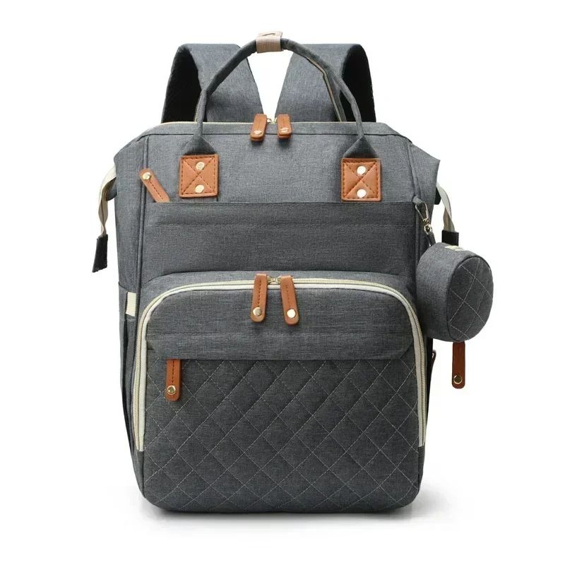 USB Mummy Diaper Bag Backpack – Large Capacity Waterproof Baby Care Maternity Nappy Bag with Wet Pockets