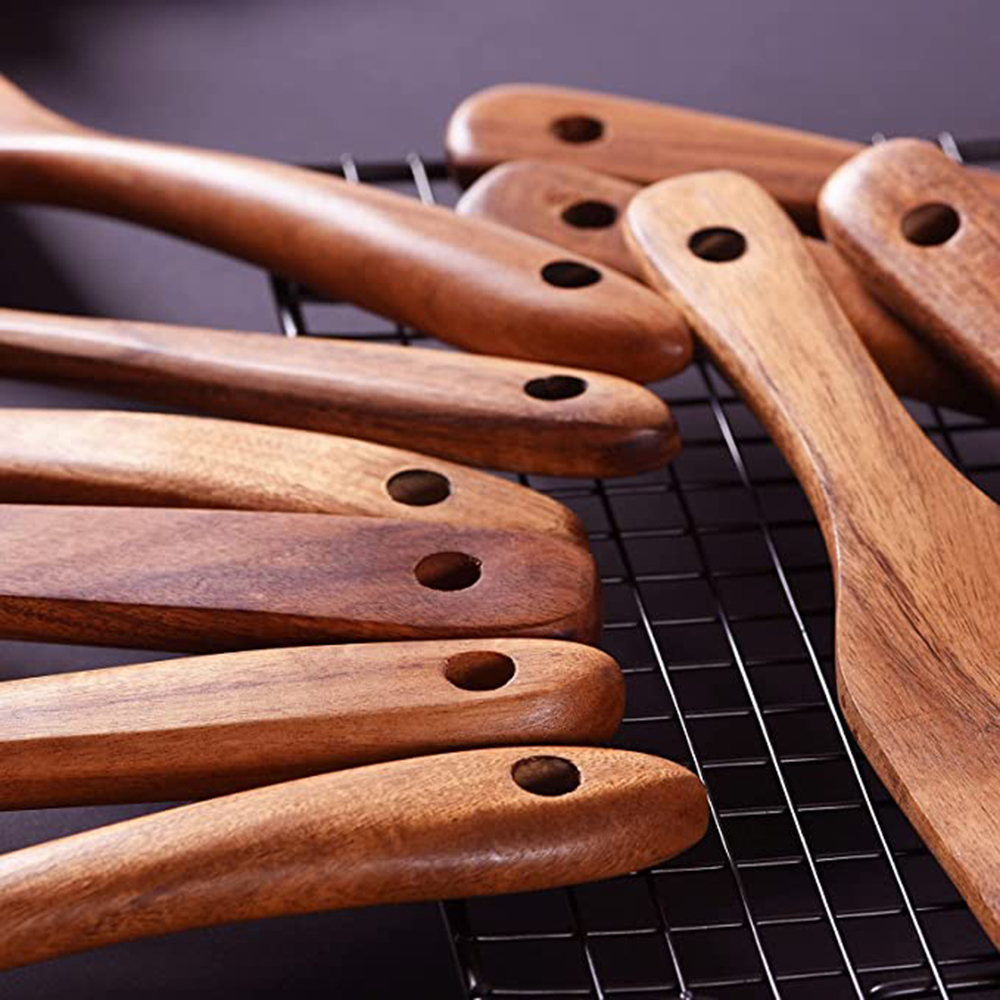 Cooking Utensils Wooden Set, Wooden Spoons, Soup Tools, Kitchen Gift
