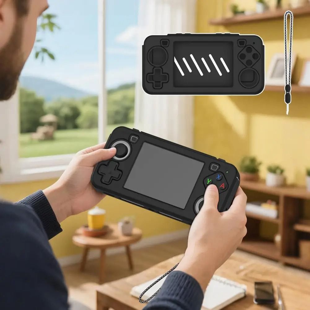 R36H Silicone Protective Cover Anti-Scratch Shockproof Case for Retro Handheld Gaming Consoles