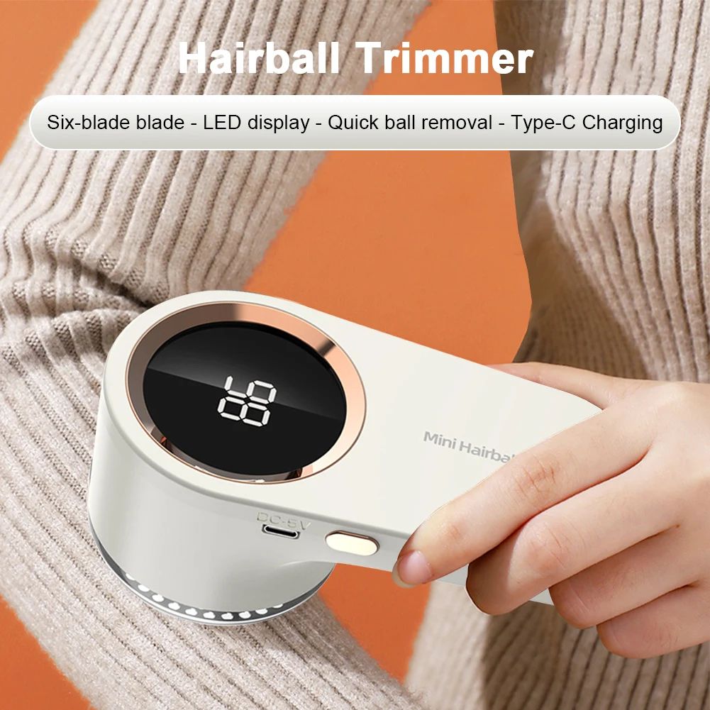 Electric Fabric Shaver Lint Remover with Digital Display