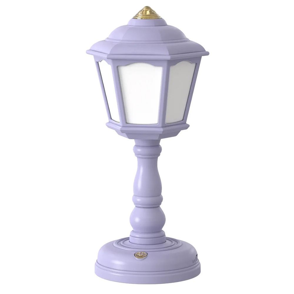 Mini Retro LED Desk Lamp with USB Rechargeable Touch Control