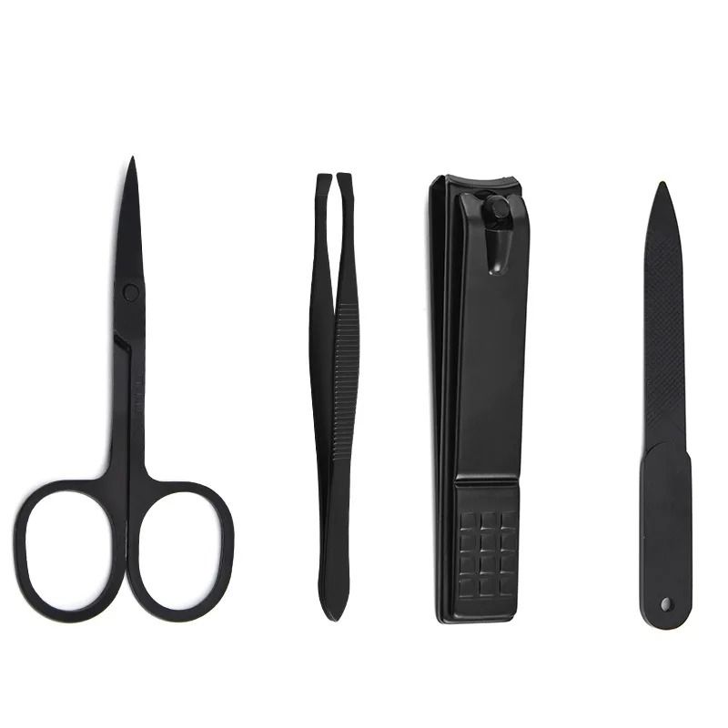 4-Piece Multifunction Stainless Steel Nail Clippers Set