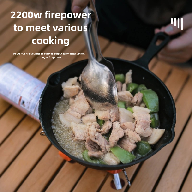 Ultralight Portable Folding Mini Square Cassette Gas Stove, Outdoor Cooktop for Camping, Hiking, Travel, Picnic Backpack