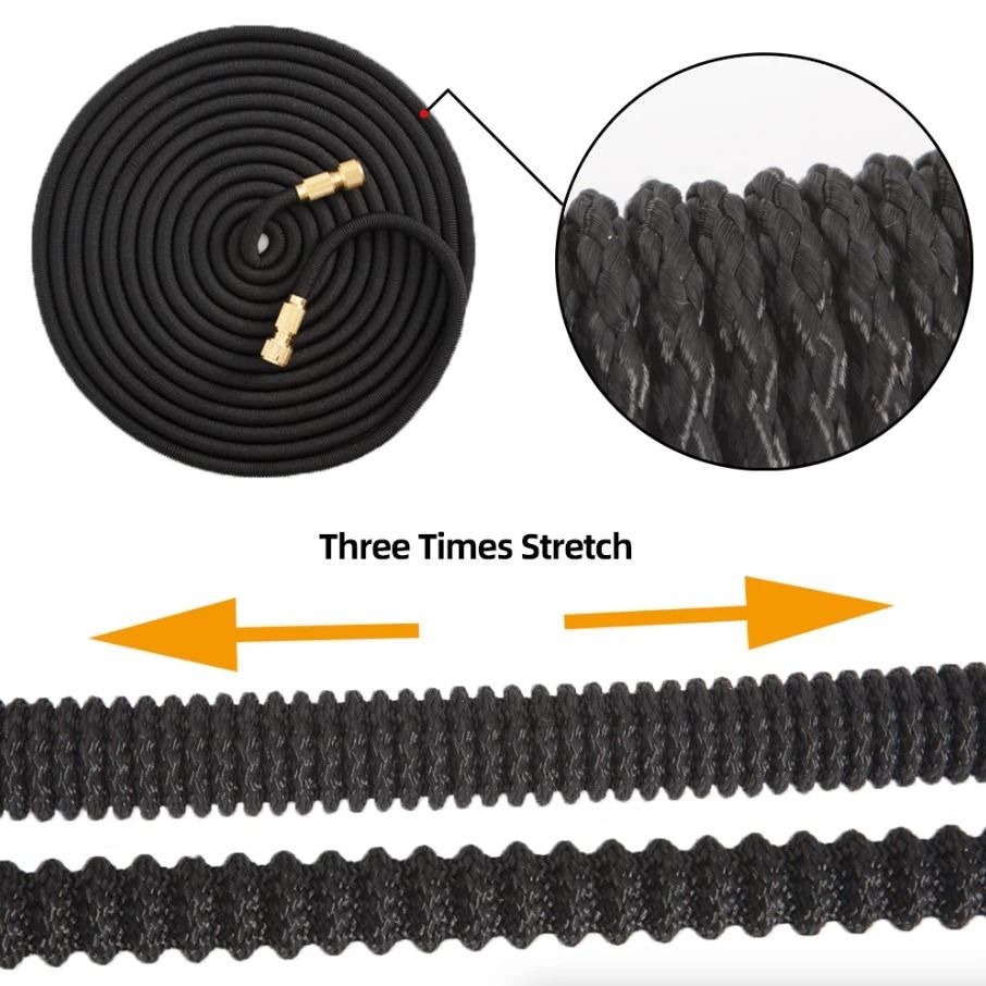 Stronger Expandable Flexible Garden Hose Heavy Duty, Lightweight, and Durable Water Hose for Easy Outdoor Use
