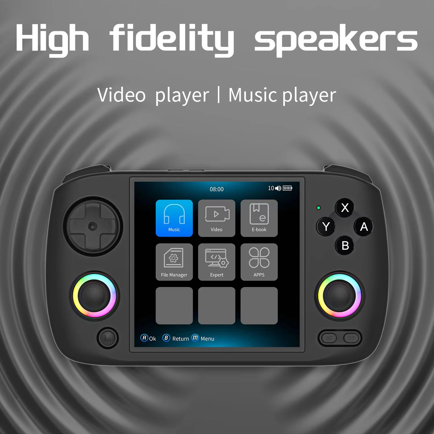 ANBERNIC RG Cubexx Retro Handheld Game Console – 3.95