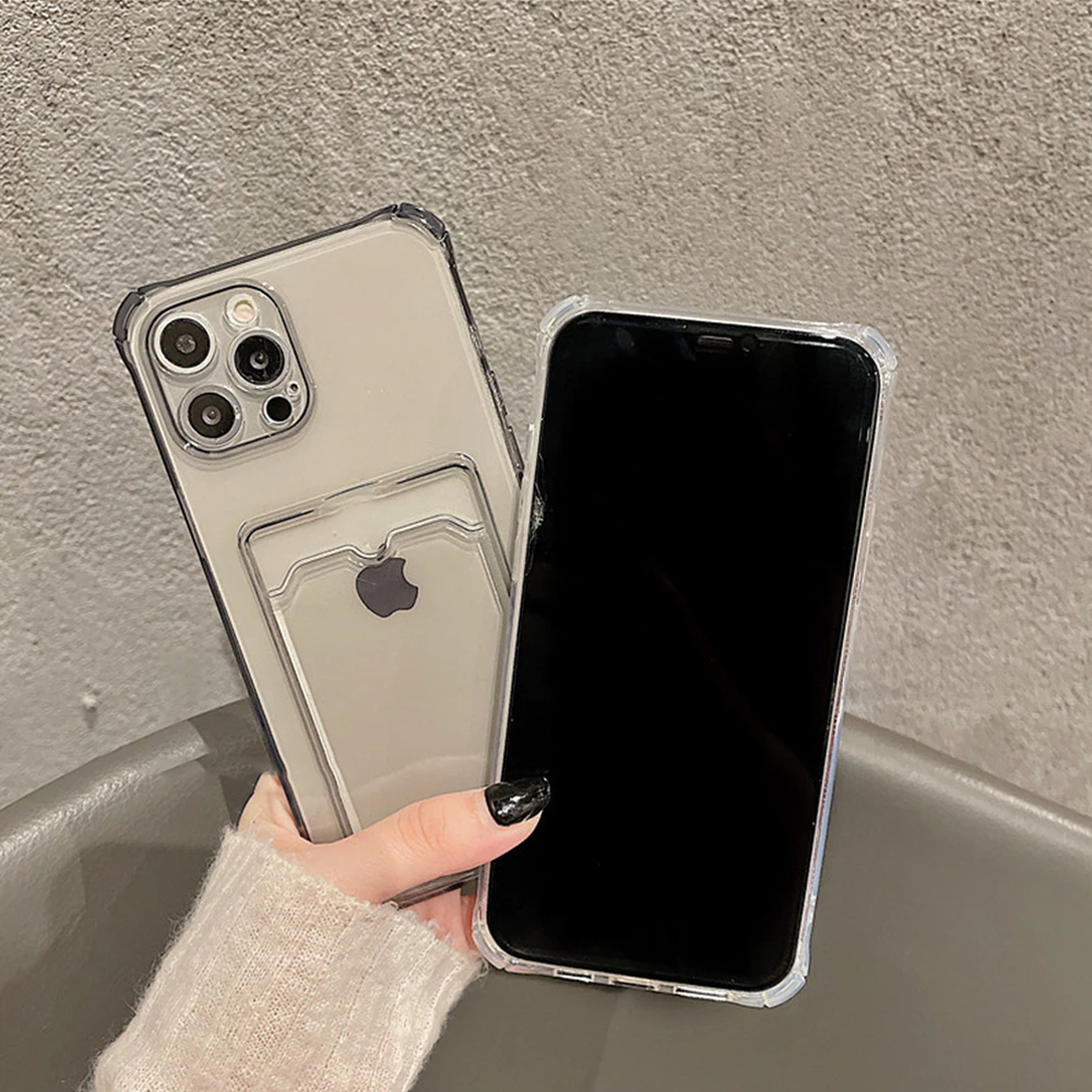 Transparent Silicone Wallet Case