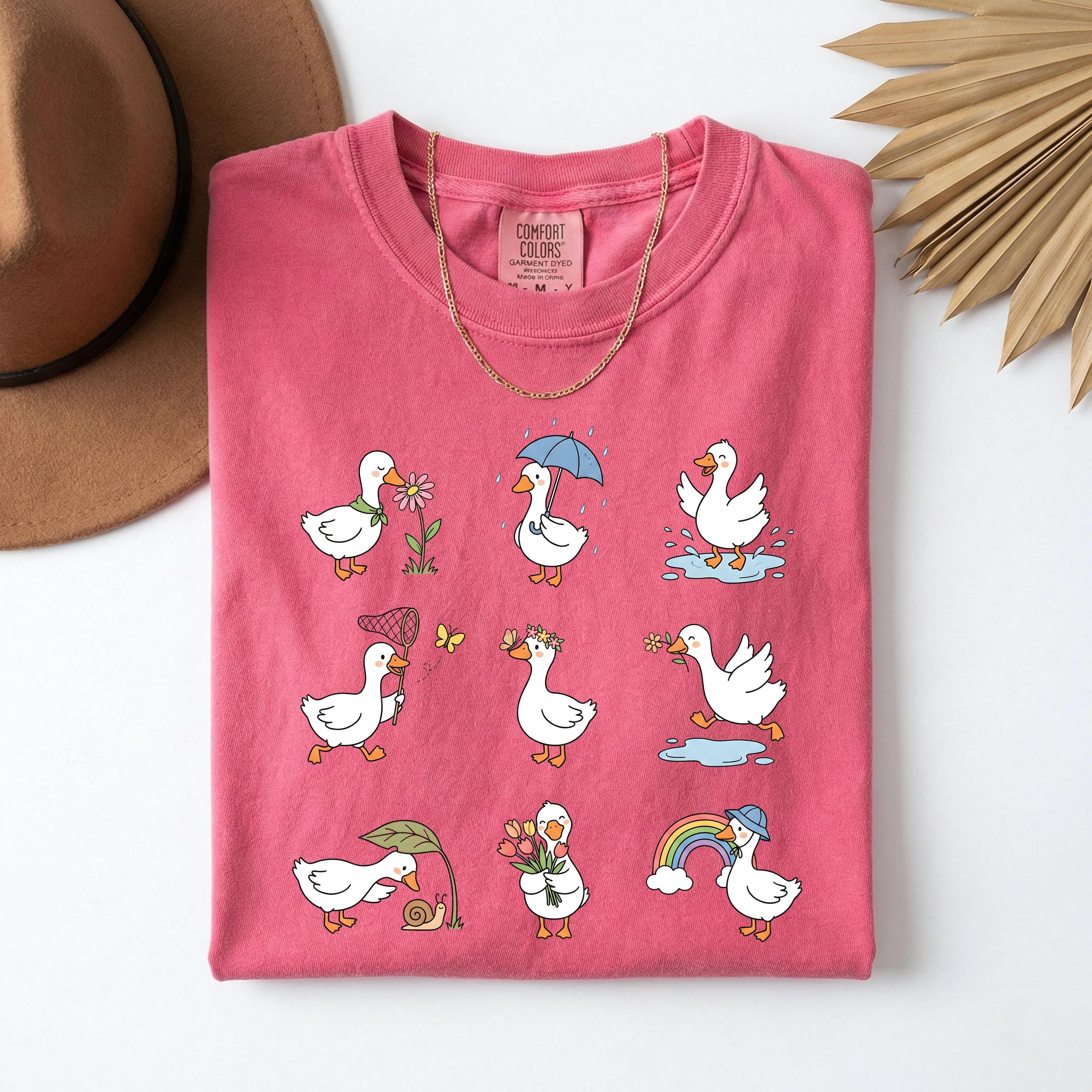Funny Duck Shirt Cute Duck Lover Graphic Tee Animal Gift
