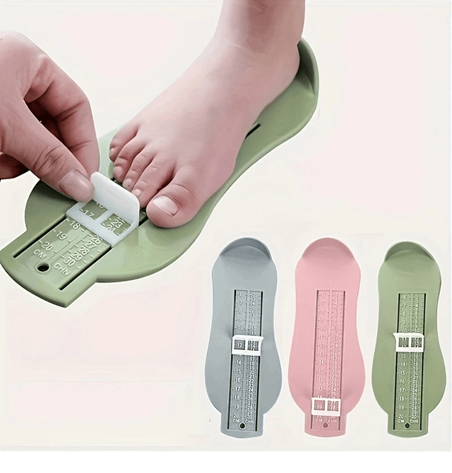 TinySteps Baby Foot Measuring Gauge – Accurate Infant Shoe Size Ruler