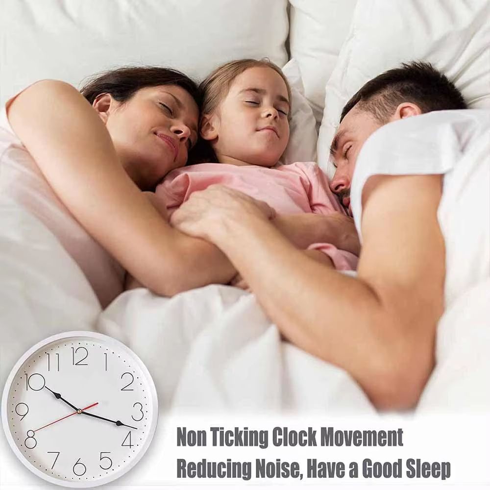 DIY Quartz Clock Movement Kit - Silent Wall Clock Mechanism with Long Shaft