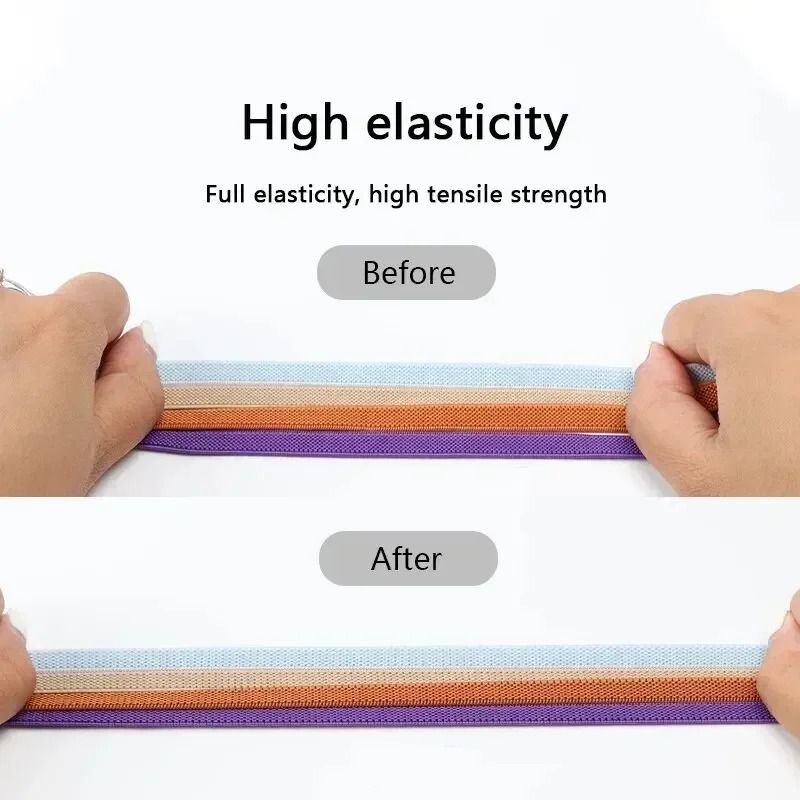 No-Tie Elastic Laces with Press Lock System