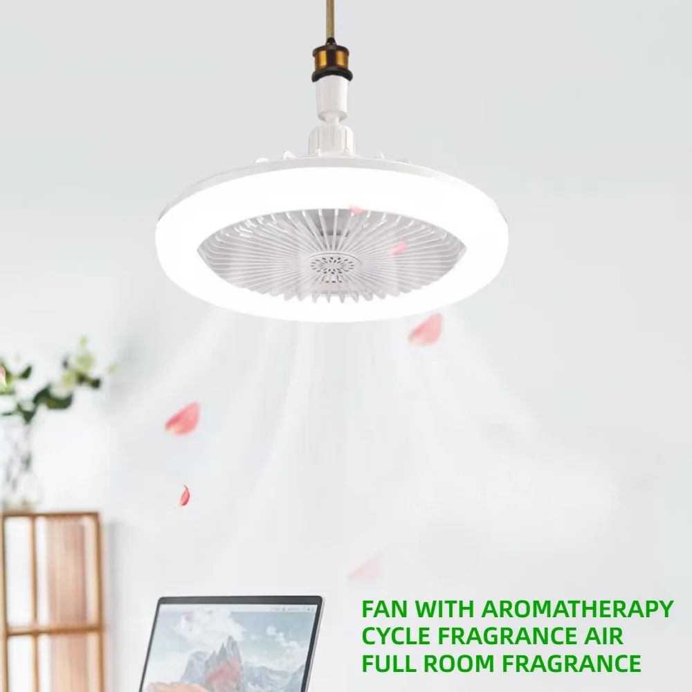 Premium 3-in-1 Rotatable Ceiling Fan Light with Remote Control & E27 Base