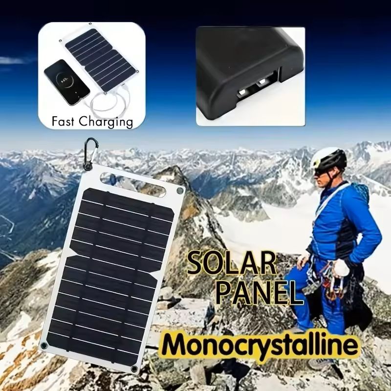 35W Portable USB Solar Panel Charger for Camping and Outdoor Power