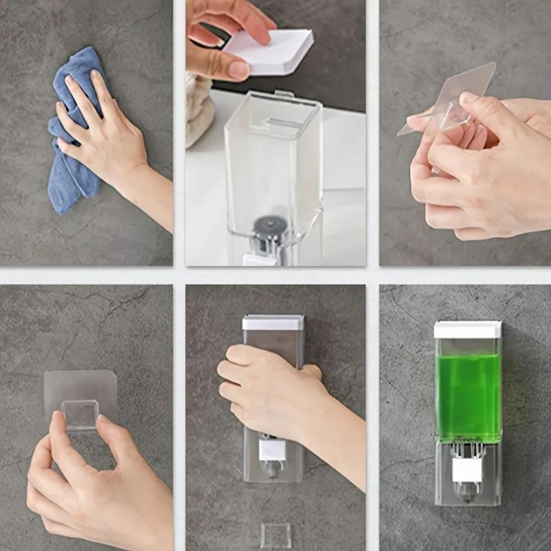 Wall Mounted No Drill Soap Dispenser