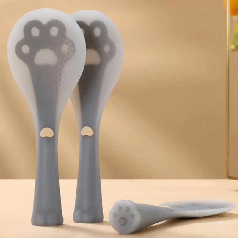 Cat Paw Standing Rice Spoon & Non-Stick Scooper