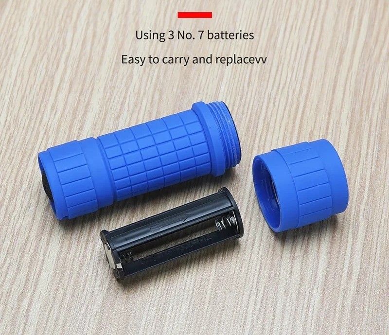 Mini Portable LED Flashlight with Powerful Nine XPE Beads for Outdoor and Emergency Use