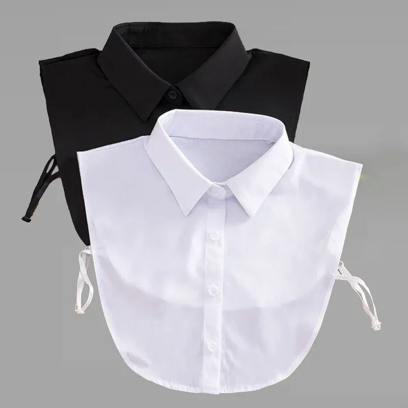 Professional Unisex Fake Collar Half Shirt Mock Dickey Collar for Formal Occasions