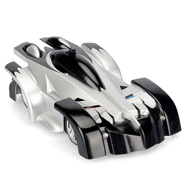 Remote Control Wall Climbing Car with LED Lights - USB Rechargeable, Lightweight, Strong ABS
