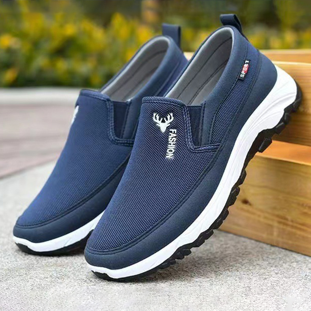Men's Breathable Orthopedic Penny Boat Shoes, Slip-On Plimsolls for Sports, Travel, Hiking &