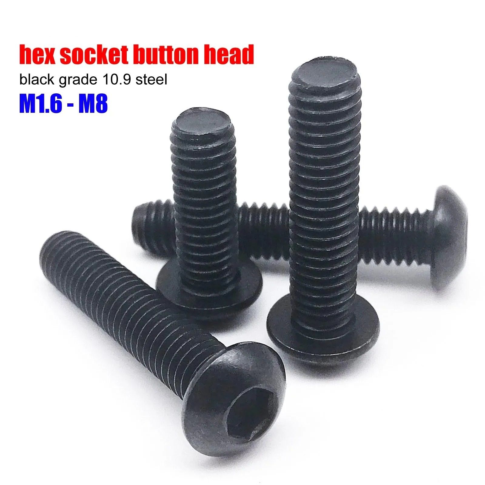 Forge Tech Grade 10.9 Carbon Steel Button Head Series