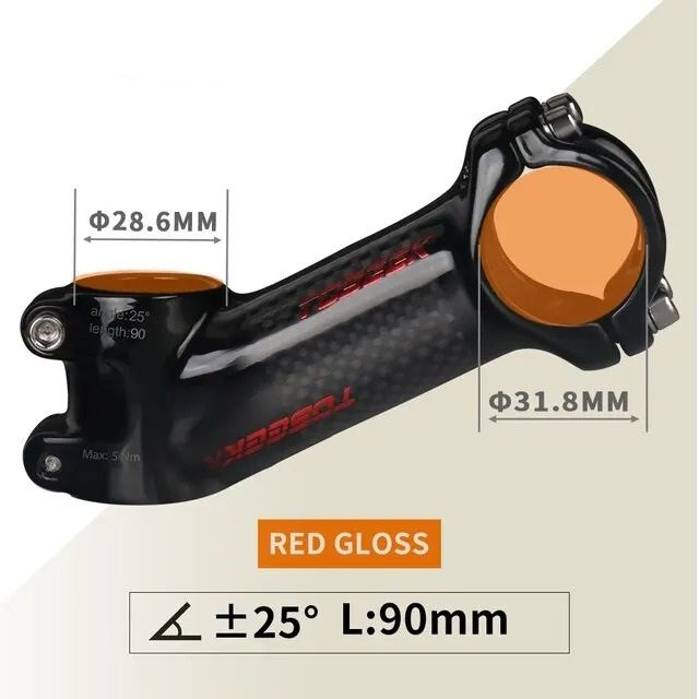 Ultralight Carbon and Aluminum MTB Handlebar Stem 31.8 mm