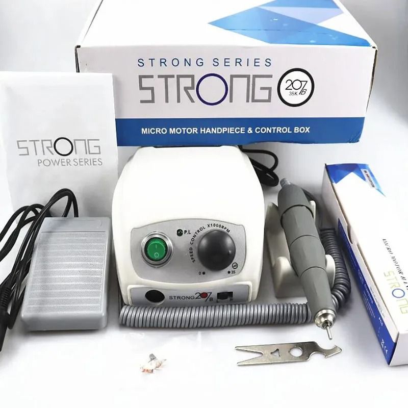 50000RPM Electric Nail Drill Strong 210 | 65W Professional Manicure Machine & Pedicure Kit