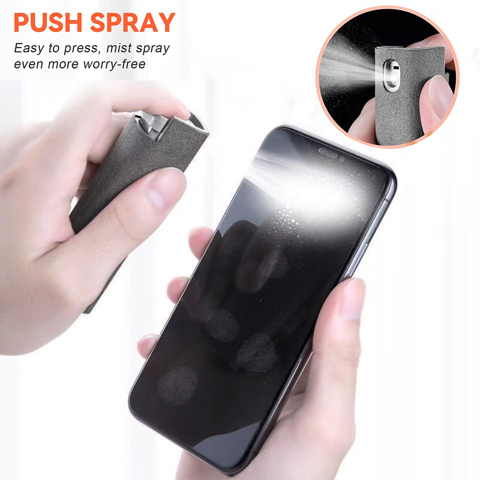 Phone Screen Cleaner Spray, Portable Mobile Phone and Tablet Cleaner, Touch Screen Cleaning Set
