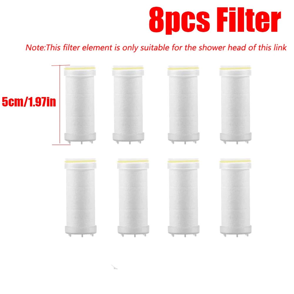 High Pressure Shower Head with Self-Cleaning Silicone Brush & 4 Spray Modes
