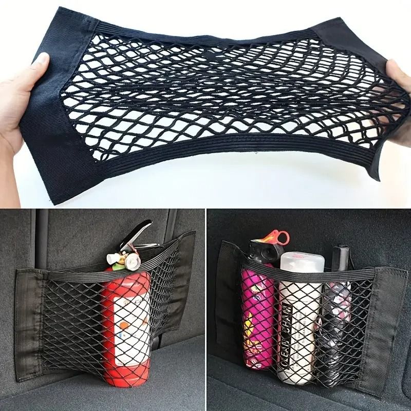 Elastic Mesh Storage Bag with Secure Hook & Loop Stra