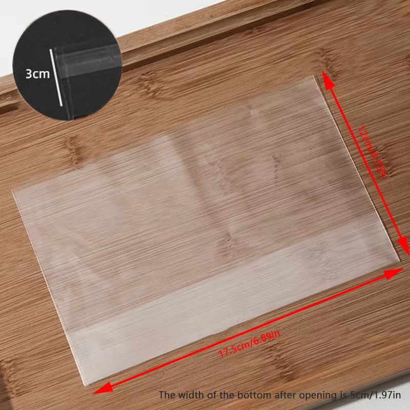 100Pcs Kraft Paper Sandwich Wrap - Disposable Oil-Proof Triangle Food Packing BagS