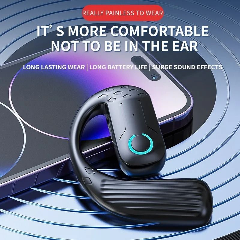 Bluetooth 5.4 Open Wireless Earphone | 180° Rotating Adjustable Universal Headset
