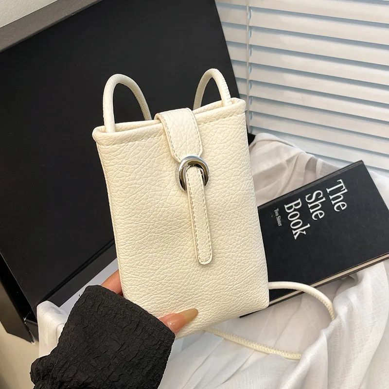 Everyday Carry PU Leather Shoulder Bag for Women - Large Capacity Crossbody Phone Purse