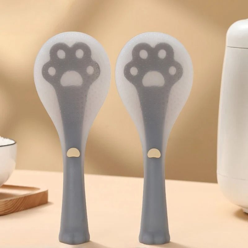 Cat Paw Standing Rice Spoon & Non-Stick Scooper