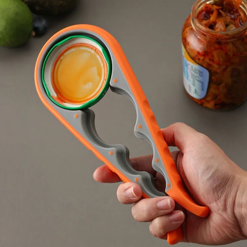 4-in-1 Universal Multi-Function Opener – Non-Slip Labor-Saving Kitchen Tool