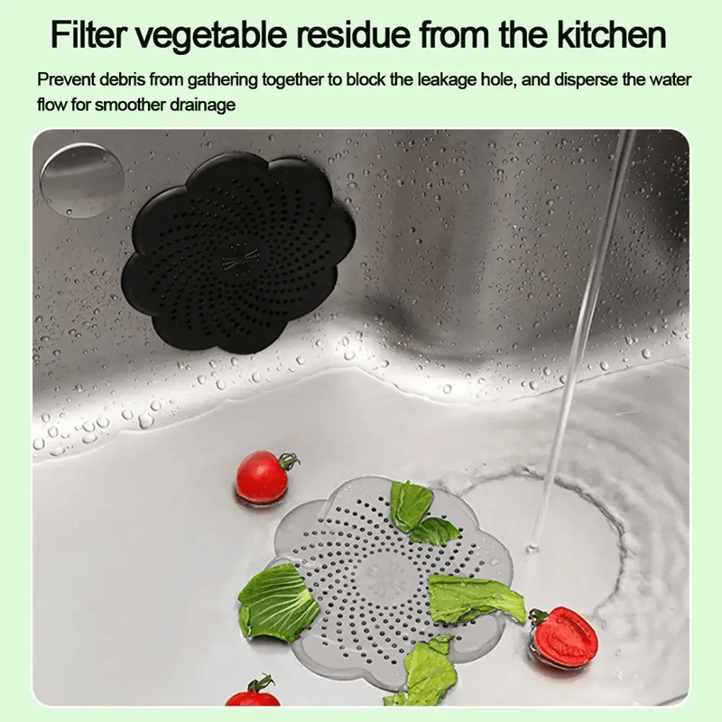 Silicone Flower Drain Strainer