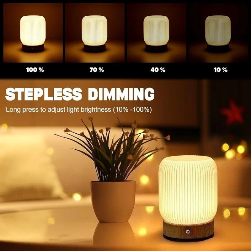 Rechargeable Touch Control Night Light Lamp