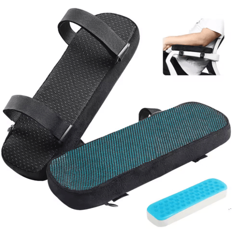 Ergonomic Armrest Pads Office Chair Arm Rest Cover Pillow for Elbow Support Set of 2