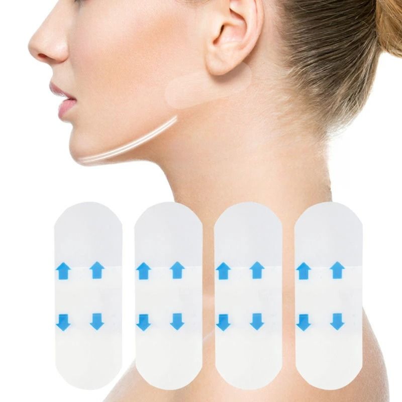 V Lift Face Tape Slim Patch Invisible Adhesive Sticker 80 PCS