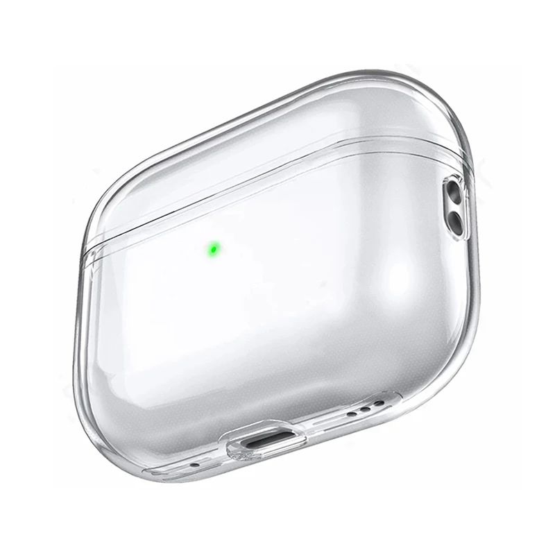 Crystal Clear Hard PC Case for AirPods (Pro 2/Pro/3/2/1) – Slim Scratch-Shield Protective Cover