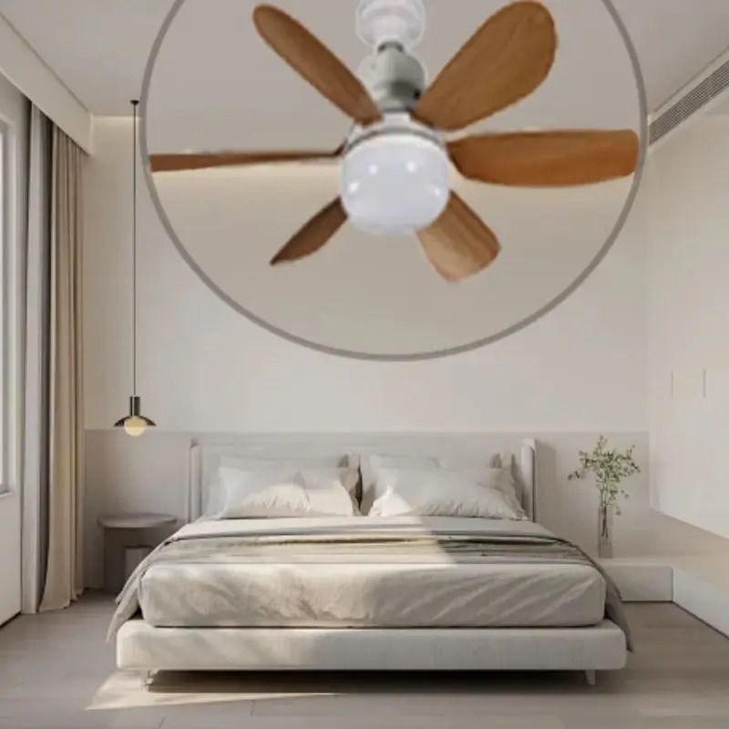 Timber-Aura Socket Ceiling Fan Light
