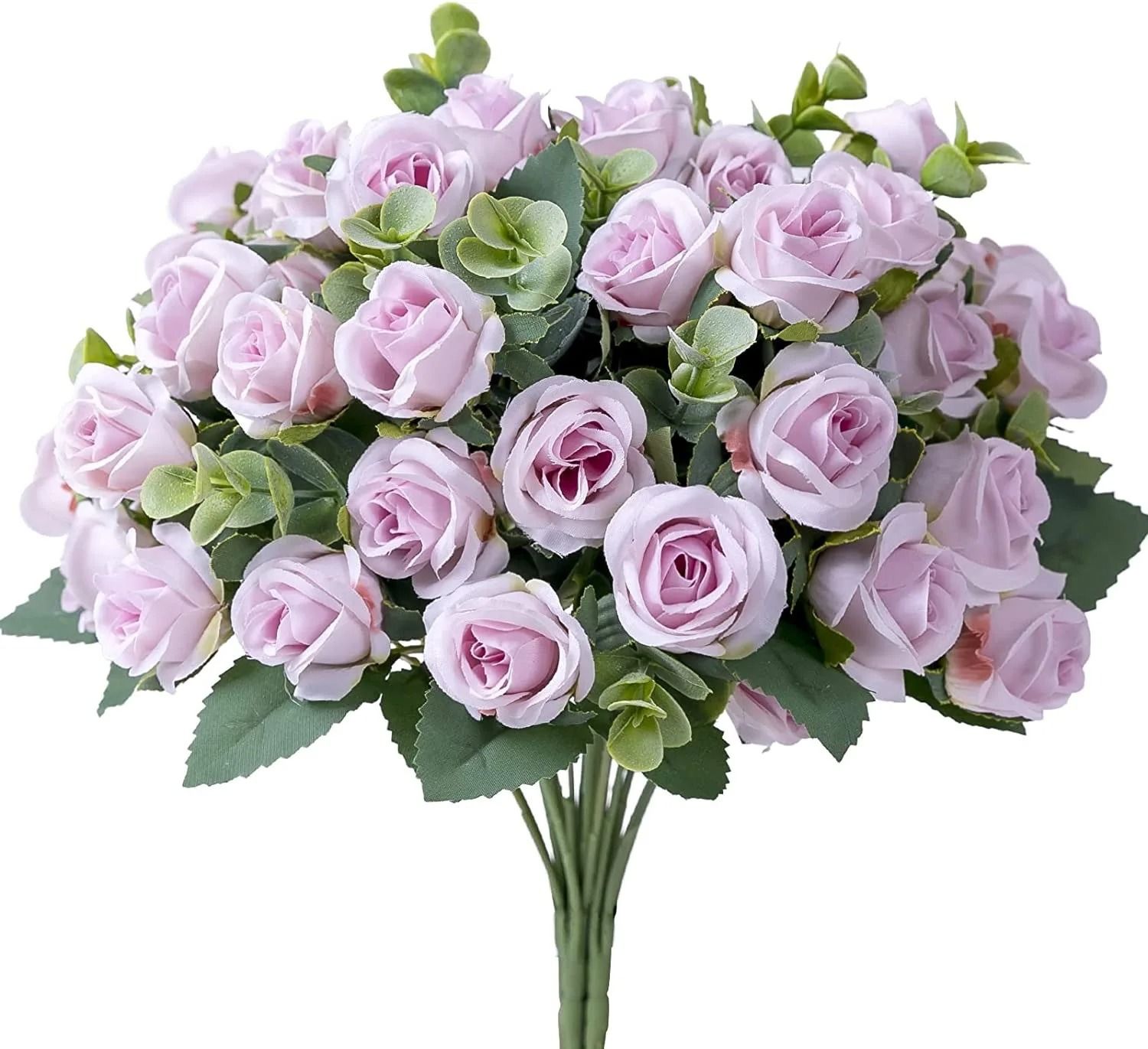 Grand Botanical Silk Rose & Eucalyptus Bouquet