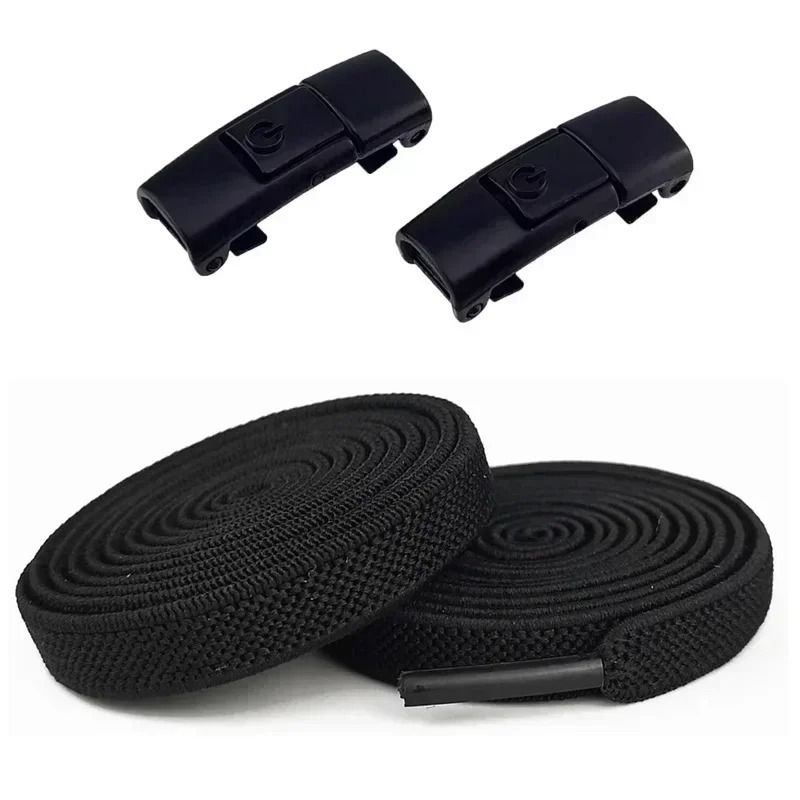 No-Tie Elastic Laces with Press Lock System