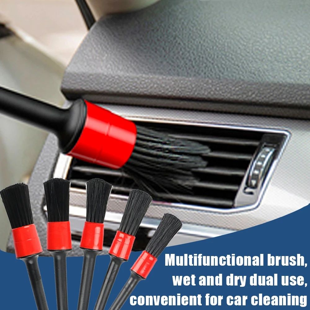 Car Detailing Brush Set Interior Exterior Cleaning Tools for Deep Cleaning