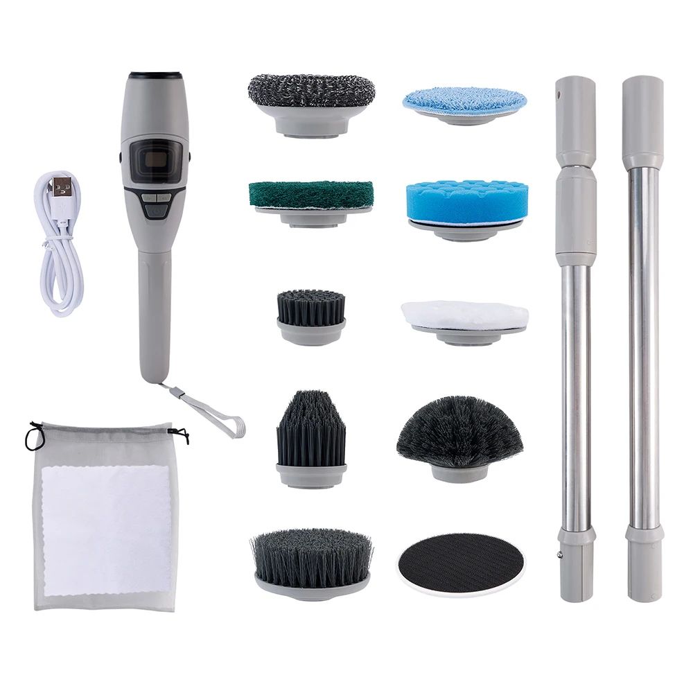 10 in 1 Wireless Electric Spin Scrubber