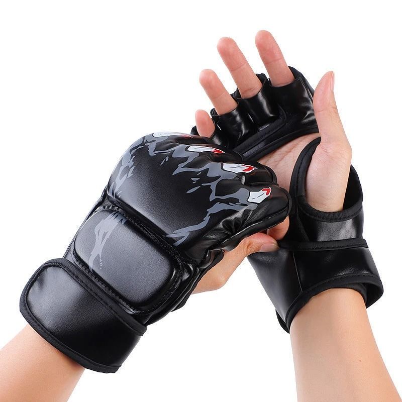 Professional Half-Finger Boxing & Taekwondo Training Gloves