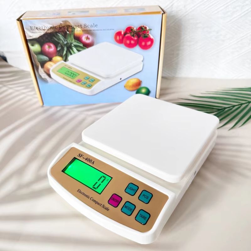 22 lb Precision Digital Kitchen Scale 0.04 oz Accuracy LCD Display with English Buttons