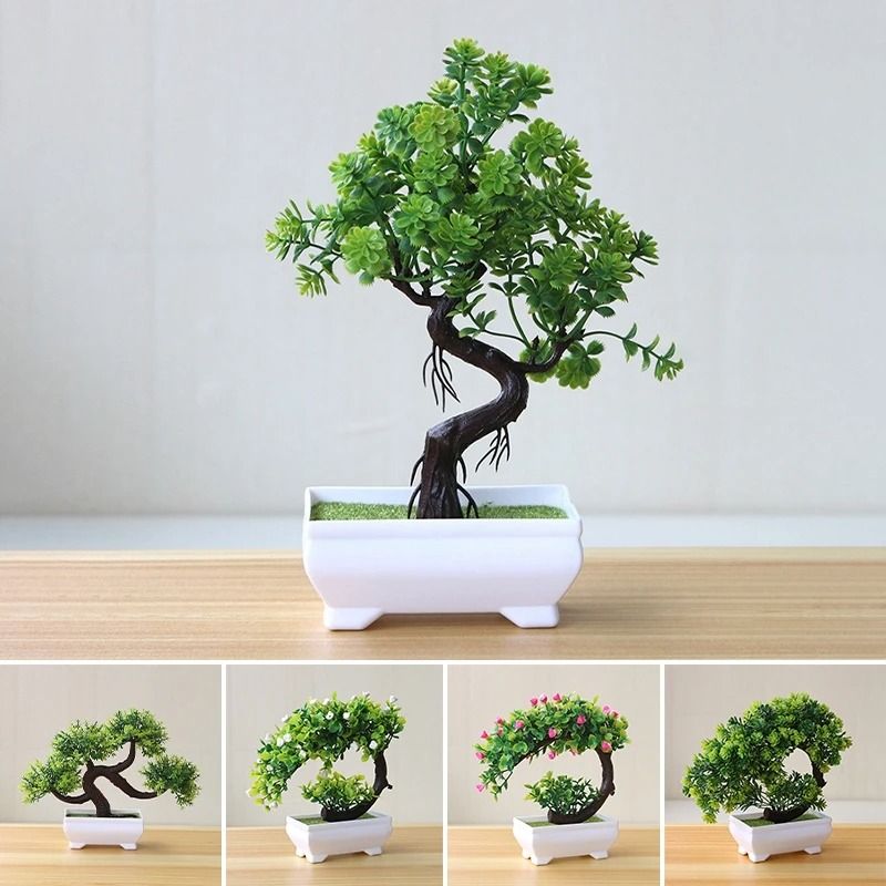 Botanical Narrative Sculpture – High-Definition Bonsai Architectural Ornament