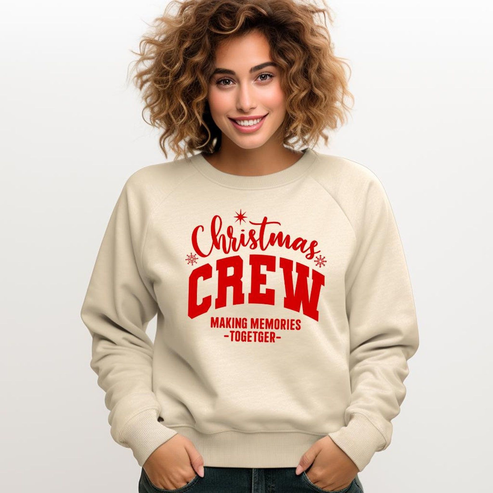 Matching Christmas Crew Sweatshirt | Family Holiday Outfit Christmas Group Shirts Cozy Family Christmas Sweatshirts
