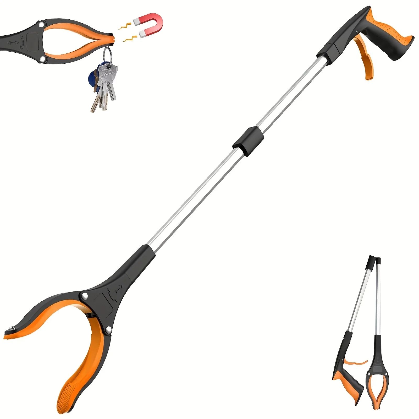 32 Inch Rotating Garbage Picker Gripper
