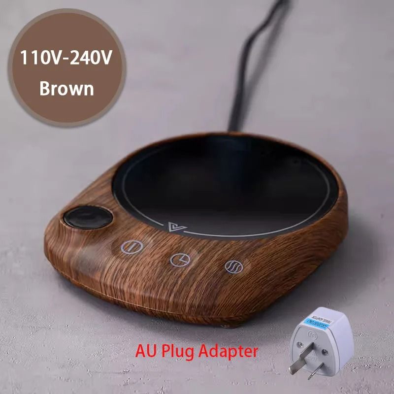Electric Beverage Heating Plate Smart Mug Warmer with Timer and Auto Shut-Off