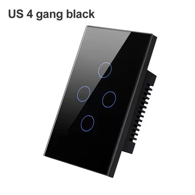 WiFi/Zigbee Smart Light Switch – Touch Control, No Neutral Wire Required, Compatible with Alexa & Google Home